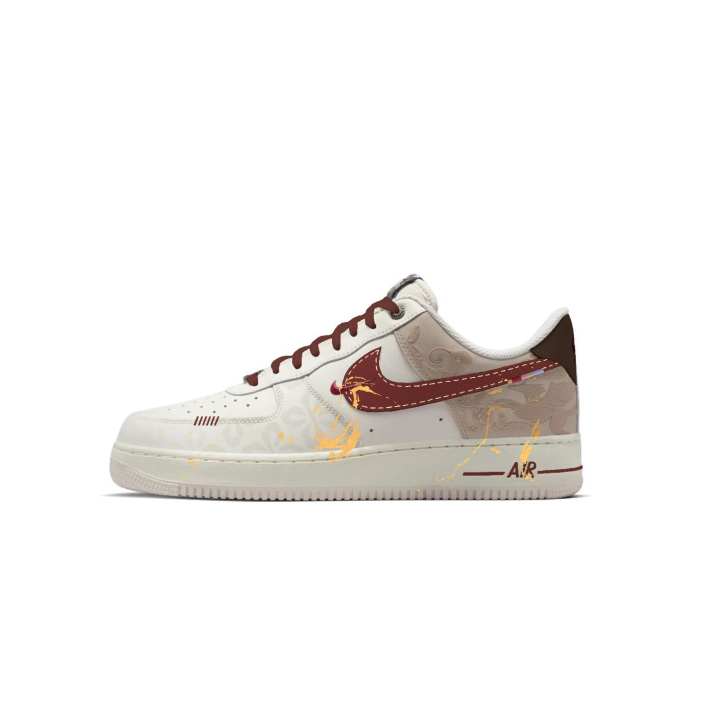 Nike Nike Air Force 1 '07 Pegasus Pack Leather Low top Skateboard Shoes Men's White Red