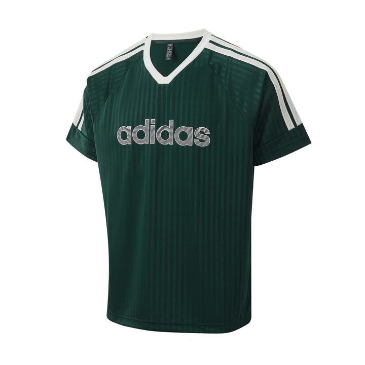 Adidas Adidas T Shirts Men's Green V Neck Moderate