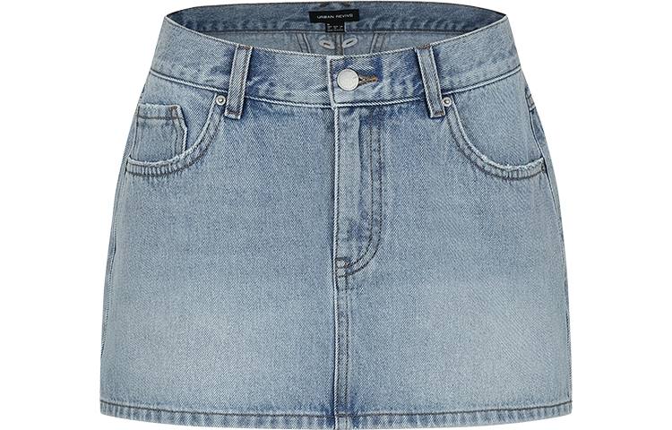 URBAN REVIVO Women's Denim Short Skirts Women's