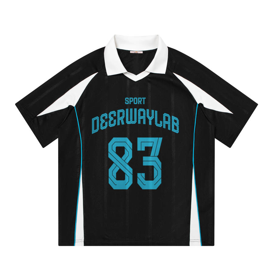 DEERWAY Polo Shirts Unisex Polo Collar Moderate Straight Fit