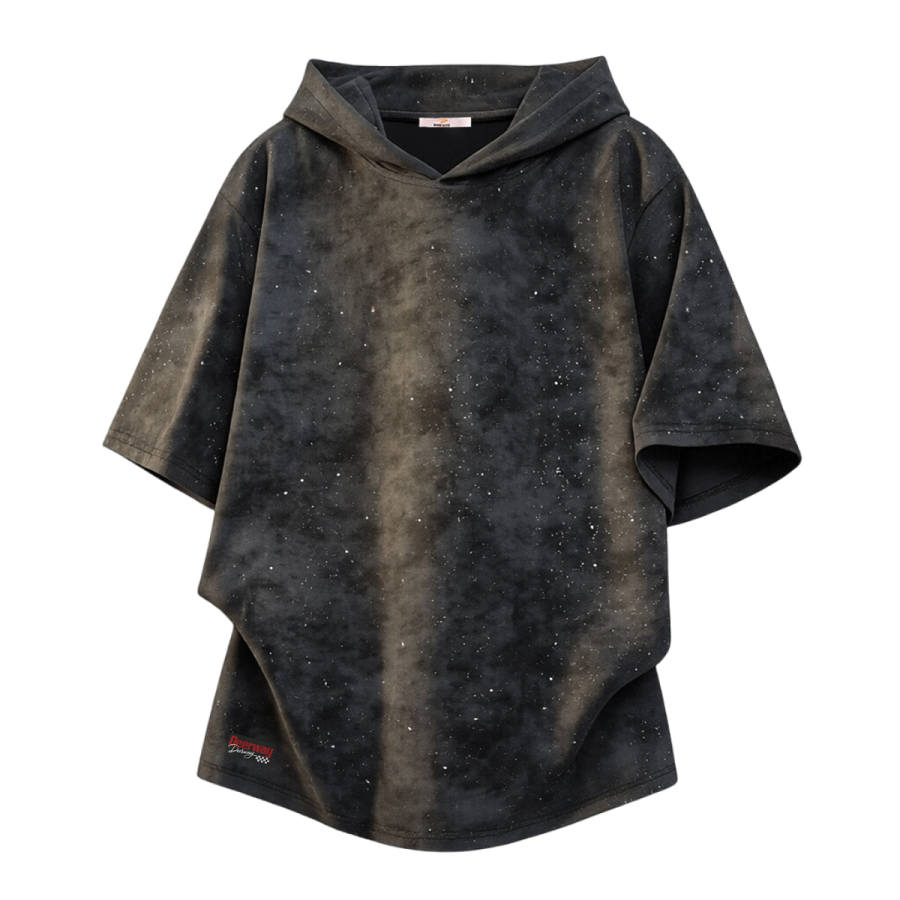 DEERWAY T Shirts Unisex Hooded Non Detachable Moderate Straight Fit