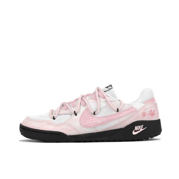 Nike Nike Terra Manta Cat Paw Print, Girlfriend Casual Shoes Women's Pink White