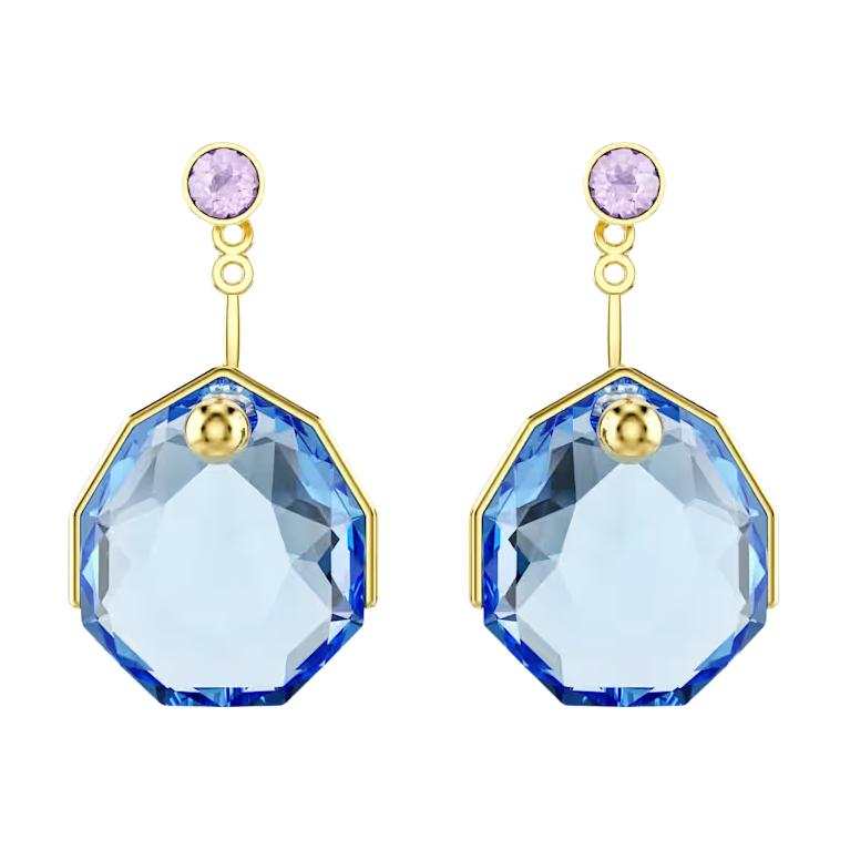 Swarovski Gema Earrings Women's Blue