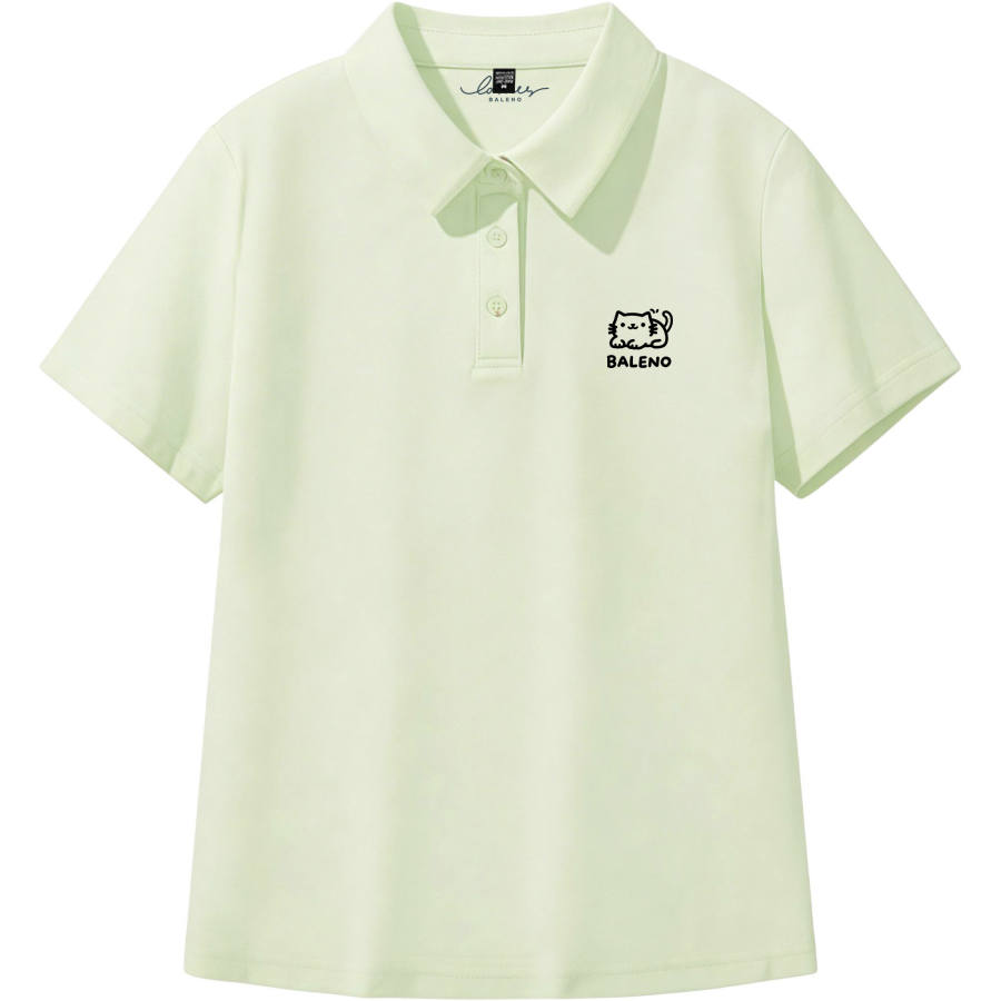 BALENO Polo Shirts Women's Polo Collar Thin Nipped In Waist