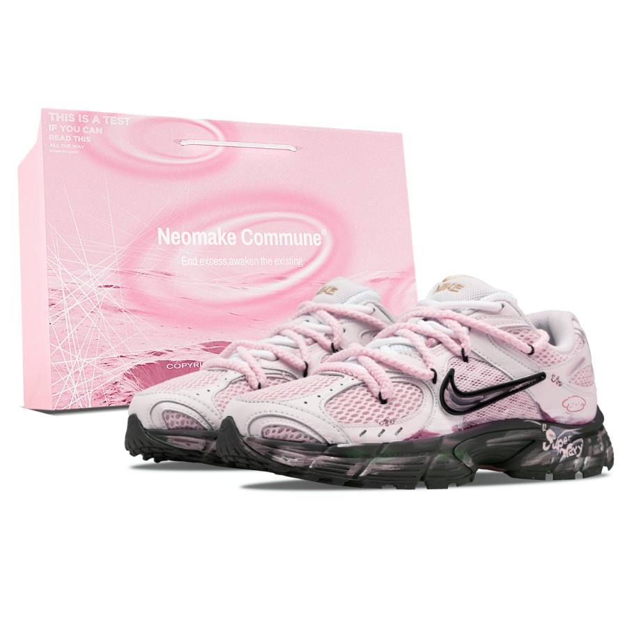 Nike Nike V5 Slip Resistant Abrasion Resistant Low top Running Shoes Men's Pink