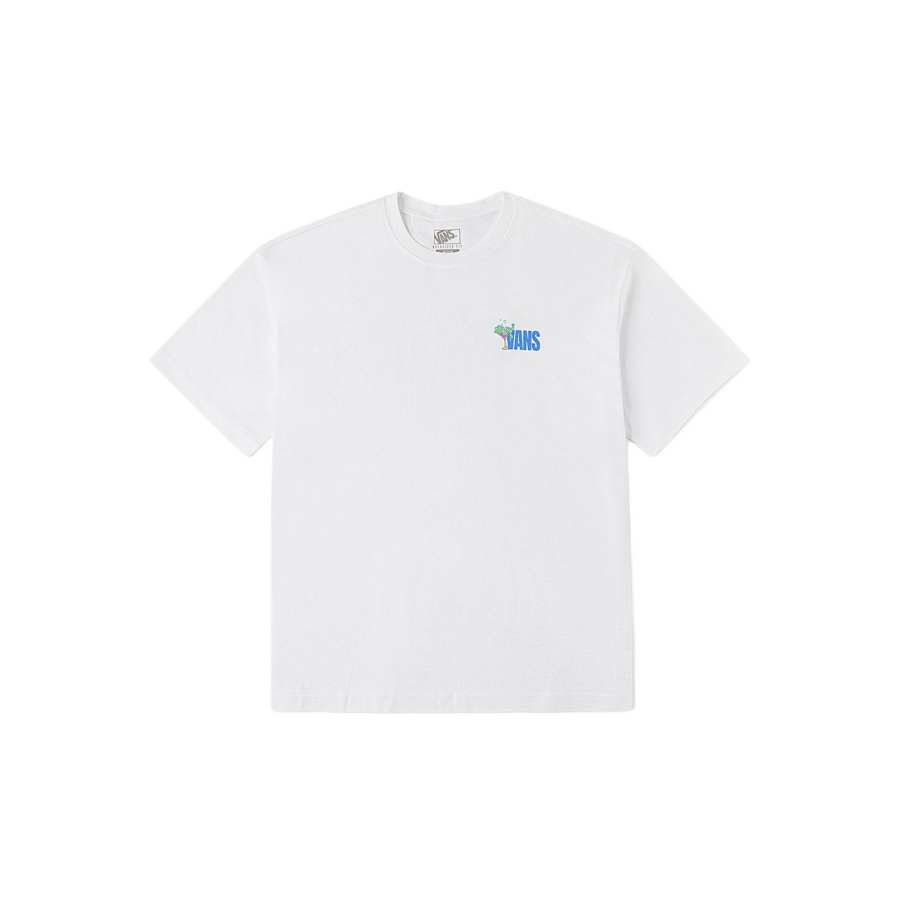 Vans Vans T Shirts Unisex White Crew Neck Moderate