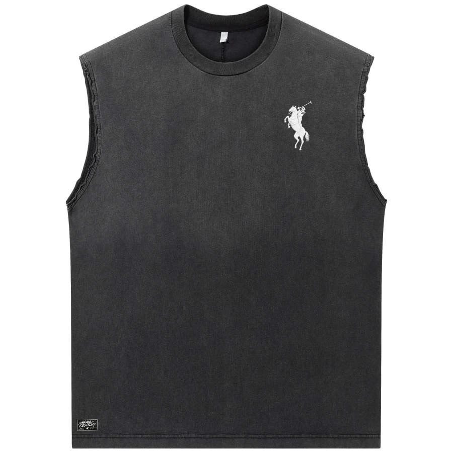 PAUL COSTELLOE Tank Tops Unisex Crew Neck Moderate Racerback