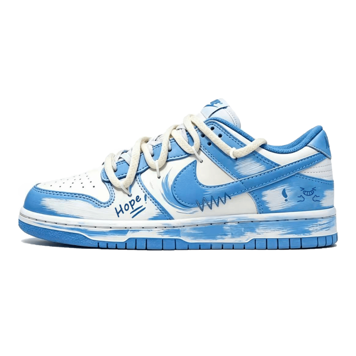 Nike Nike Dunk Synthetic Leather Abrasion Resistant Low top Kids' Skateboarding Shoes Unisex