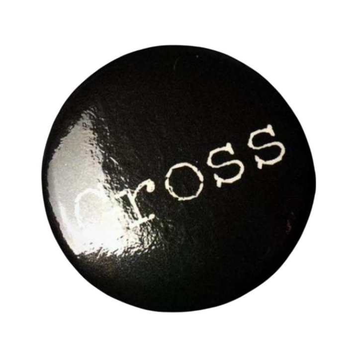 Supreme Supreme Letter Pattern Brooches Unisex Black