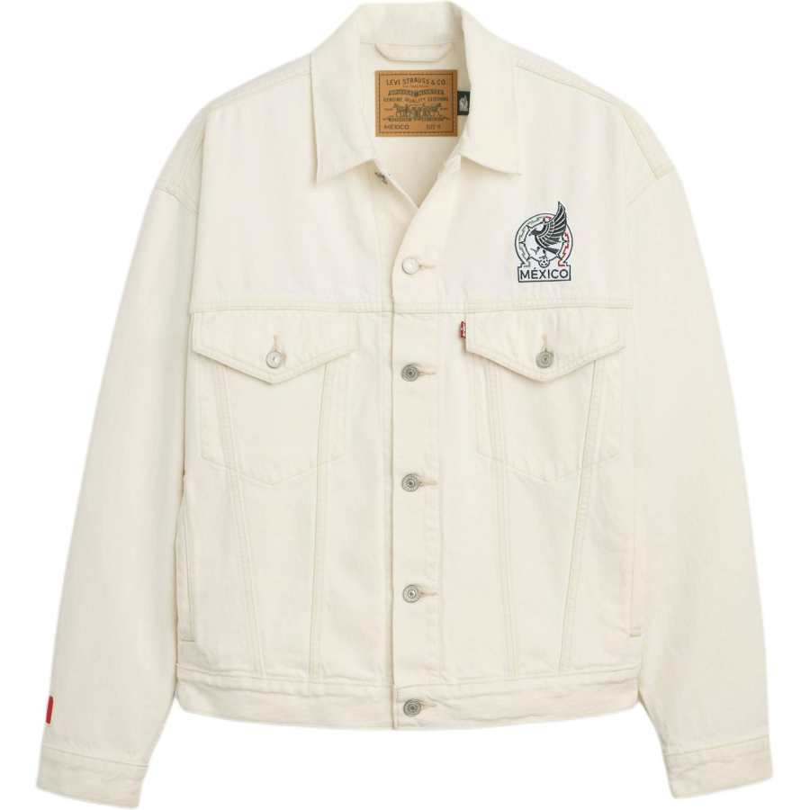 Levis x SHIJIEBEIMOXIGEDUI,LIANMINGKUAN SS26 Denim Jacket Unisex