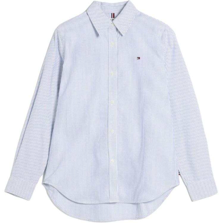 Tommy Hilfiger Shirts Women's Blue Lapel