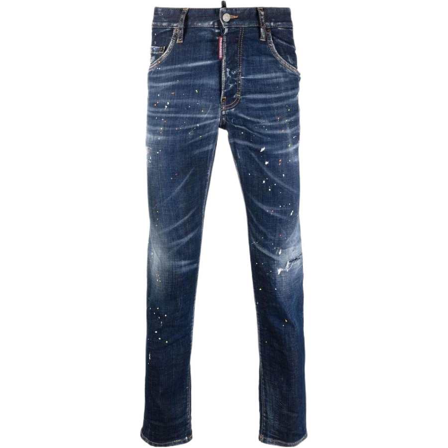 DSQUARED 2 DSQUARED 2 Paint Splatter Printed Skinny Jeans