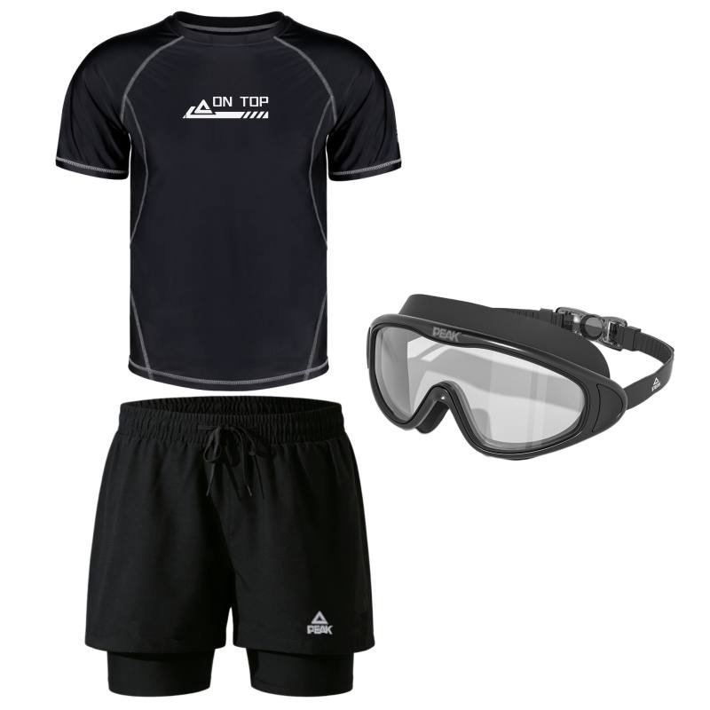 PEAK x SHUILULIANGYONG Swimming Equipment Sets Men's Black