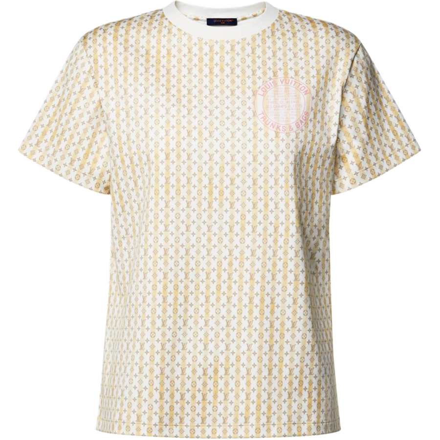 LOUIS VUITTON Monogram Regular Sleeve T Shirt Women's