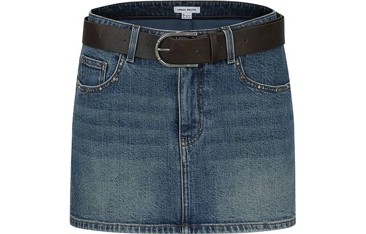 URBAN REVIVO Denim Short Skirts Women's