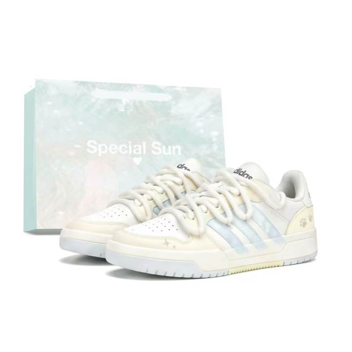 Adidas Adidas ENTRAP Starry Claw Dream Slip Resistant Abrasion Resistant Low top Skateboard Shoes Unisex Beige