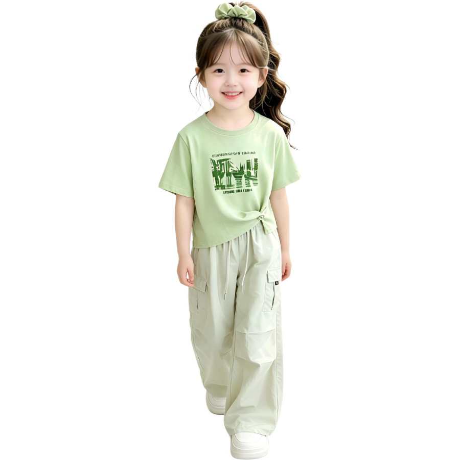 TNTX Kids Casual Sportswear Crew Neck Thin Stretch Breathable