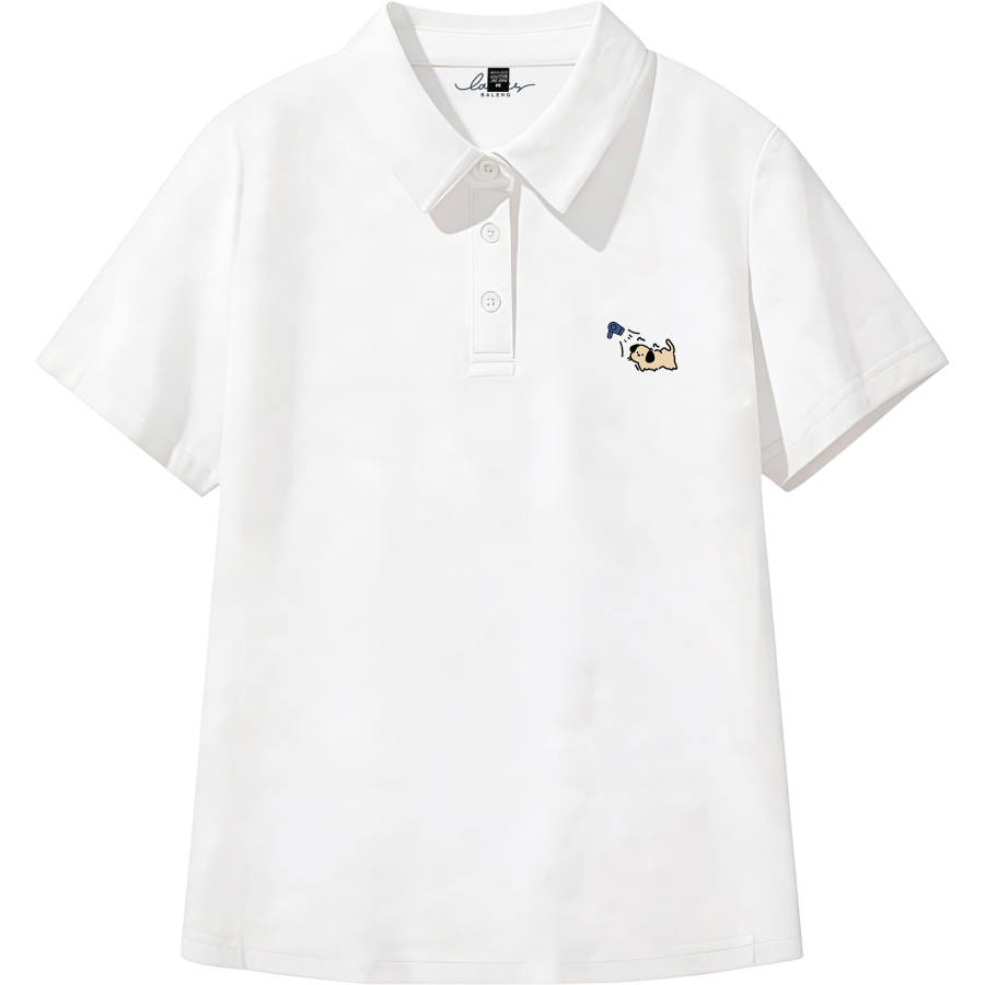 BALENO Polo Shirts Women's Polo Collar Thin Nipped In Waist