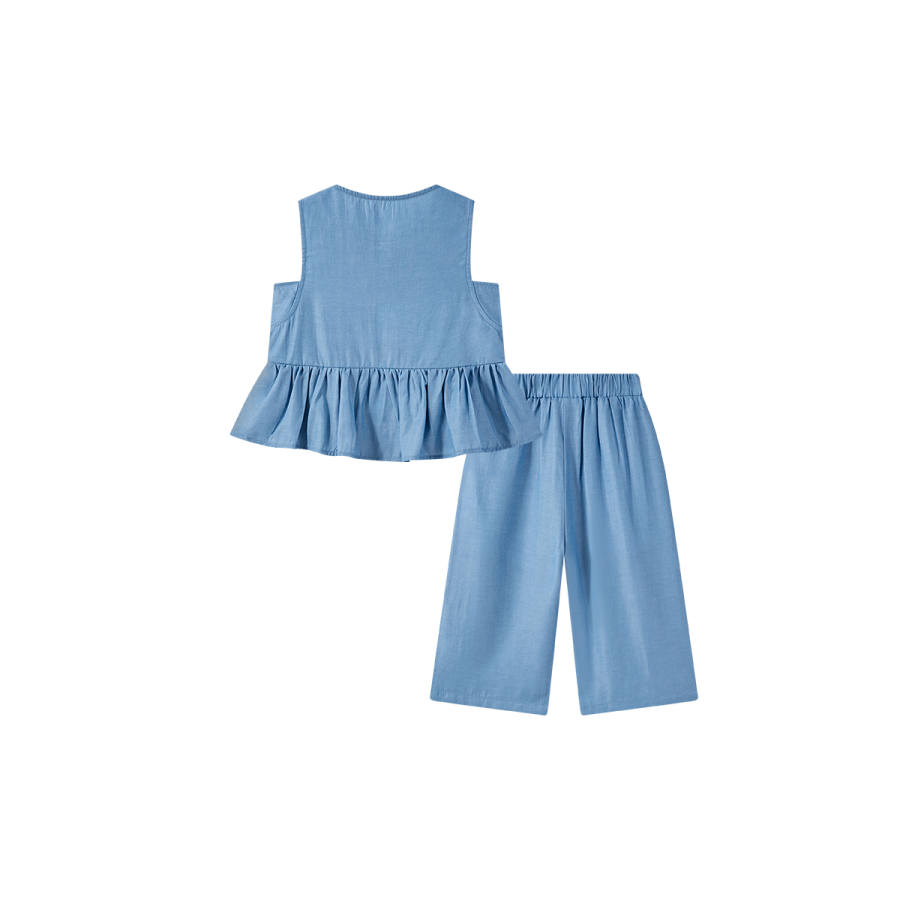 Disney Casual Sportswear 2026 Summer Denim Blue Kids'