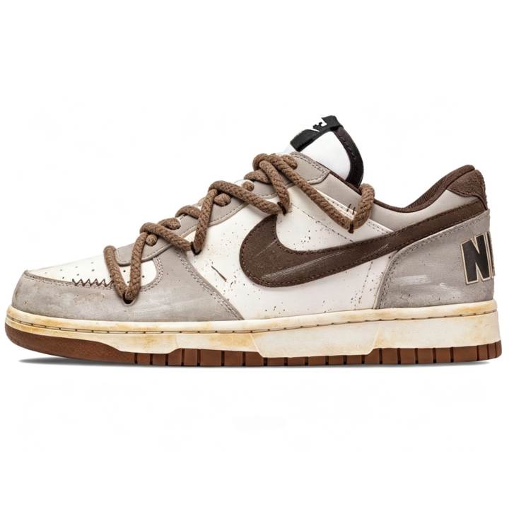 Nike Nike Big Skateboard Shoes Men's Low Top Brown