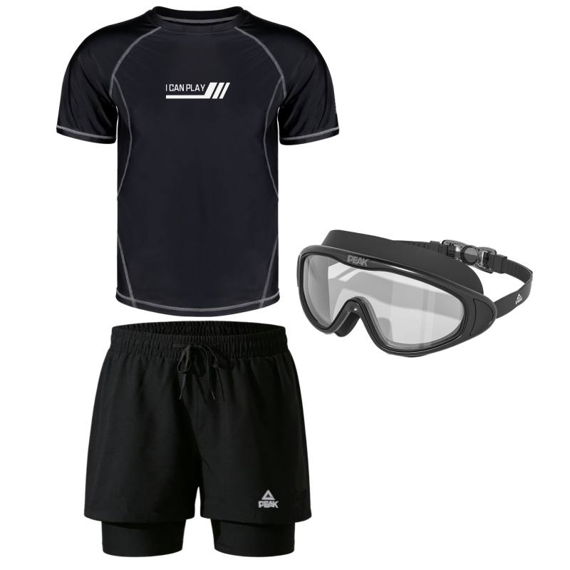 PEAK x SHUILULIANGYONG Swimming Equipment Sets Men's Black