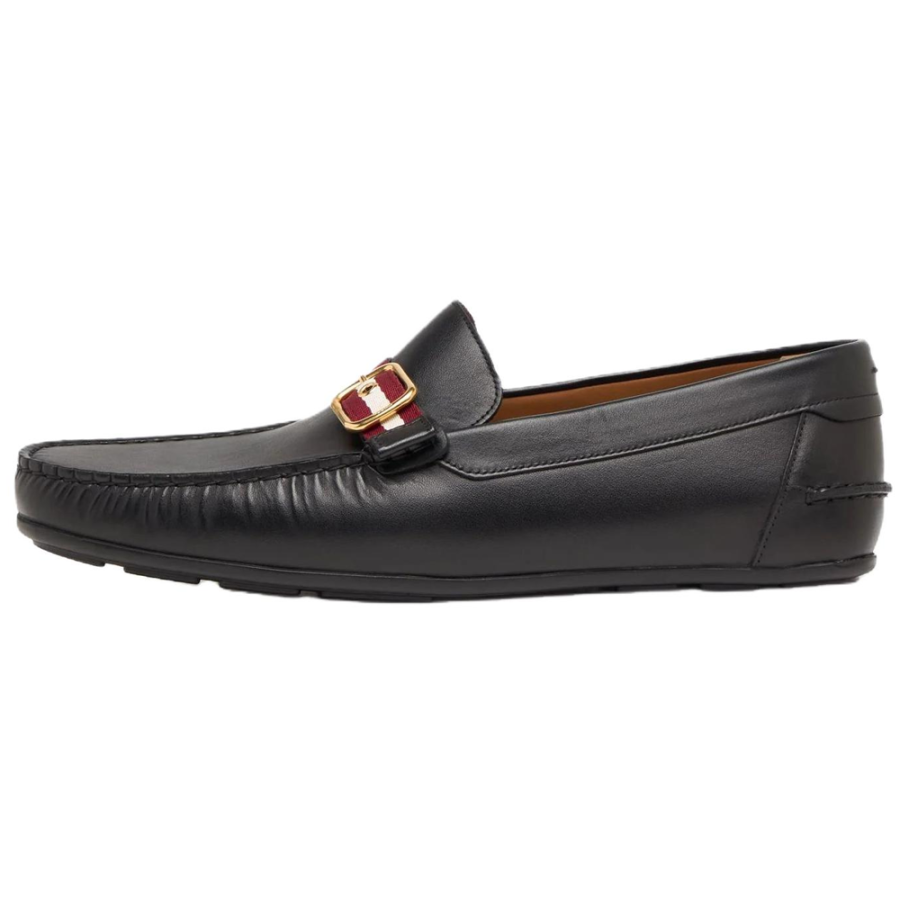 BALLY Clay Casual Leather Shoes Men's Black