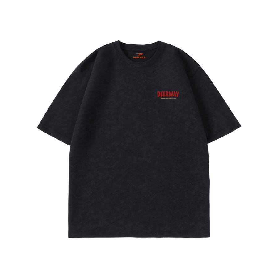 DEERWAY T Shirts Unisex Crew Neck Moderate Heavyweight