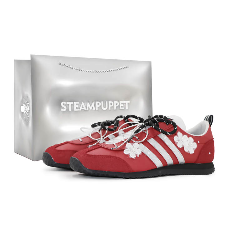 Adidas Adidas VS JOG 2.0 Low top German Army Trainers Unisex Red Silver