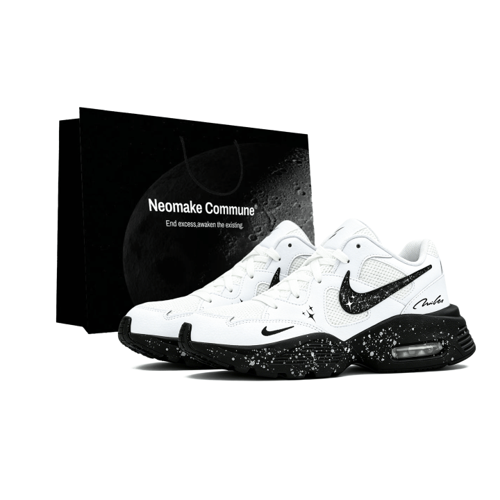 Nike Nike Air Max Fusion Low top Running Shoes Men's Black White