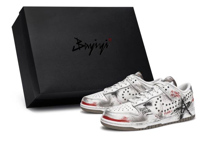Nike Nike Dunk 811 Manufacturing, Rebel Declaration, Special Shoe Box Slip Resistant Low top Skateboard Shoes Women's