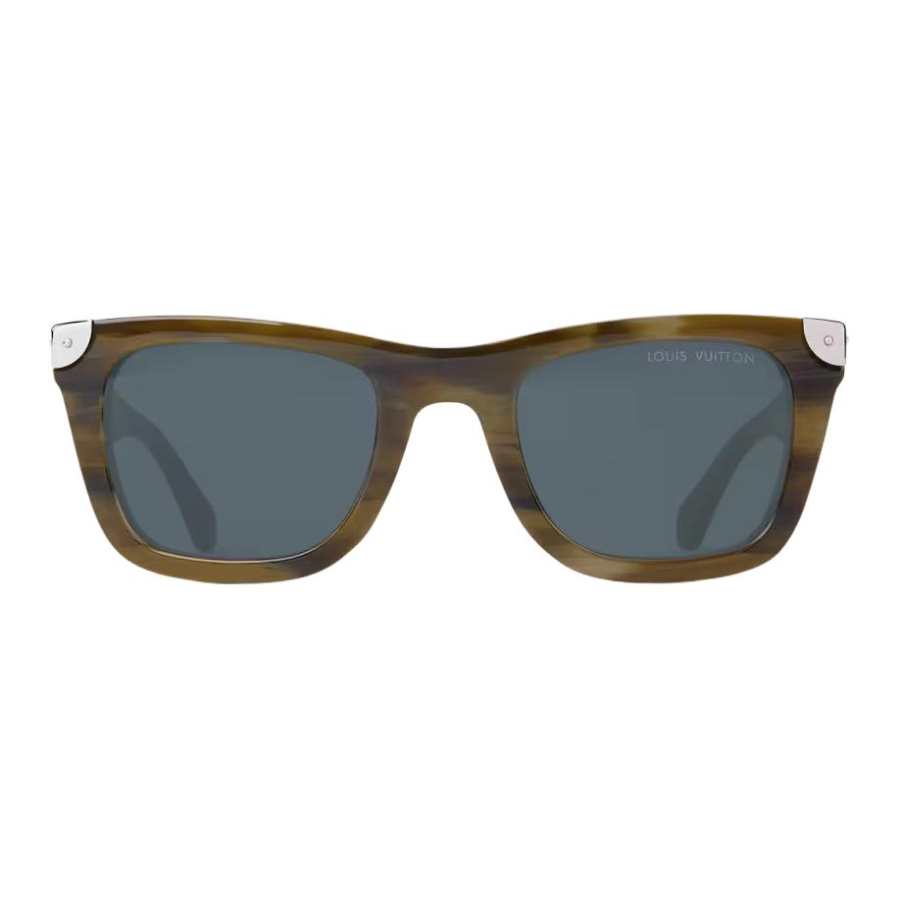 LOUIS VUITTON LOUIS VUITTON Acetate Square Sunglasses Men's Green