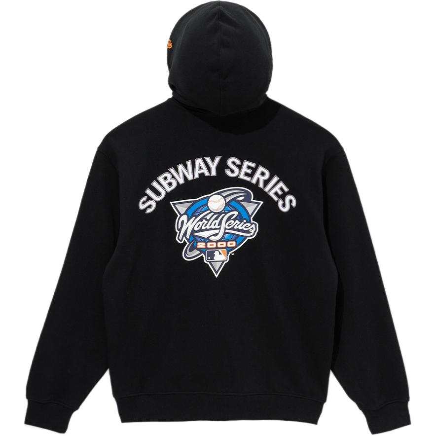 New Era Sweatshirts Unisex Black Hooded Non Detachable Moderate