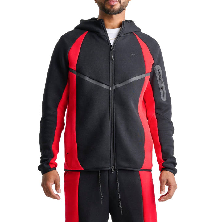 Nike Nike Jackets Men's Black/University Red/Black Hooded Non Detachable Moderate Other