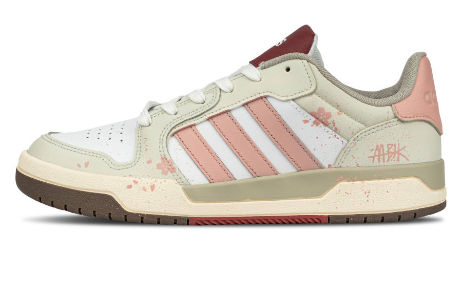 Adidas Adidas ENTRAP Slip Resistant Abrasion Resistant Low top Skateboard Shoes Unisex Ecru