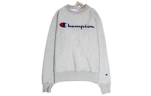 Champion Champion Sweatshirt US Version Unisex Light Gray