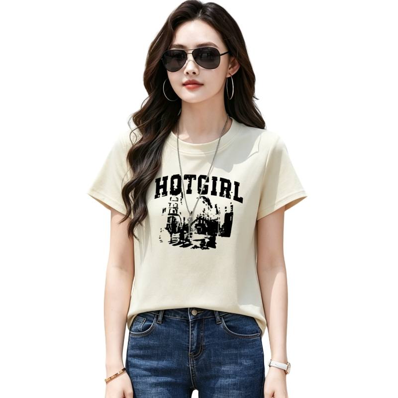SIXUSICHOU Regular Sleeve T Shirt Women's