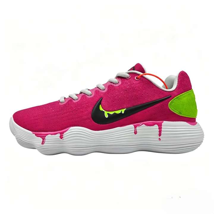 Nike Nike Hyperdunk 2017 Cushioning Slip Resistant Coverage Support Low top EVA Basketball Shoes Men's Rose Red