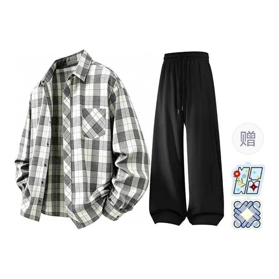 MIIOW MIIOW Shirt Matching Set Unisex