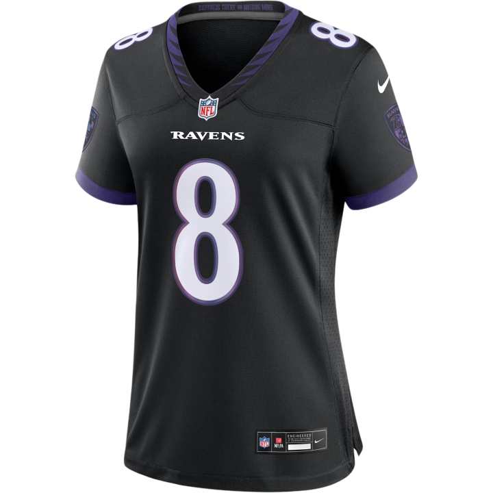 Nike Nike Lamar Jackson Baltimore Ravens Women's Nike Nfl Game Jersey