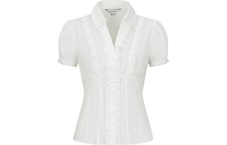 URBAN REVIVO Shirt Women's Raw White