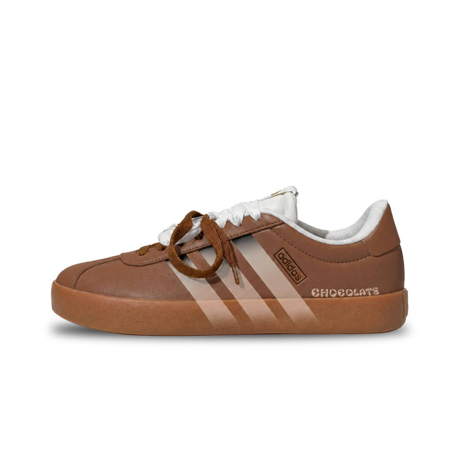 Adidas Adidas VL COURT 3.0 Coco Brownie German Army Trainers Unisex Coffee