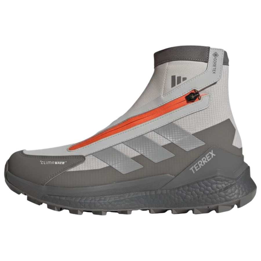 Adidas Adidas TERREX FREE HIKER 2.0 Breathable Abrasion Resistant Hiking Shoes Men's Gray