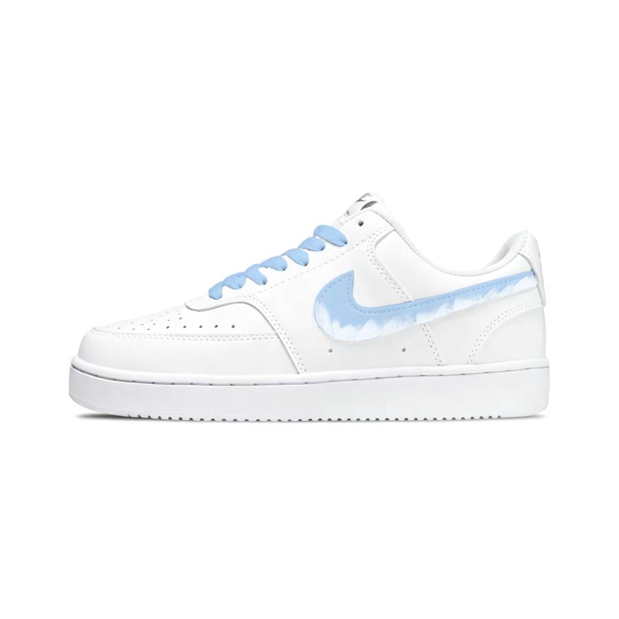 Nike Nike Court Vision 1 Wave Pu Slip Resistant Cushioning Abrasion Resistant Balance Low top Skateboard Shoes Men's