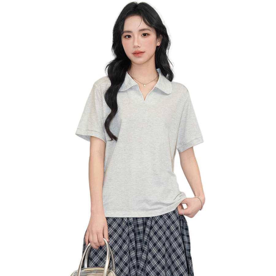 BALENO T Shirts Women's Lapel Moderate