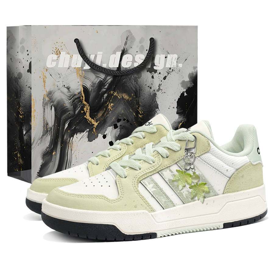 Adidas Adidas ENTRAP Shopping Bag, Maple Story, First Culture V Low top Skateboard Shoes Unisex Green