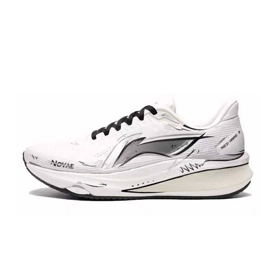 Li-Ning Li Ning Red Hare 9 Cushioning Rebound Low top Casual Running Shoes Men's Black