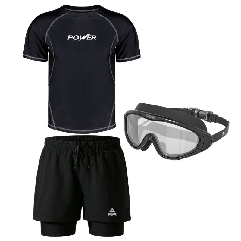 PEAK x SHUILULIANGYONG Swimming Equipment Sets Men's Black