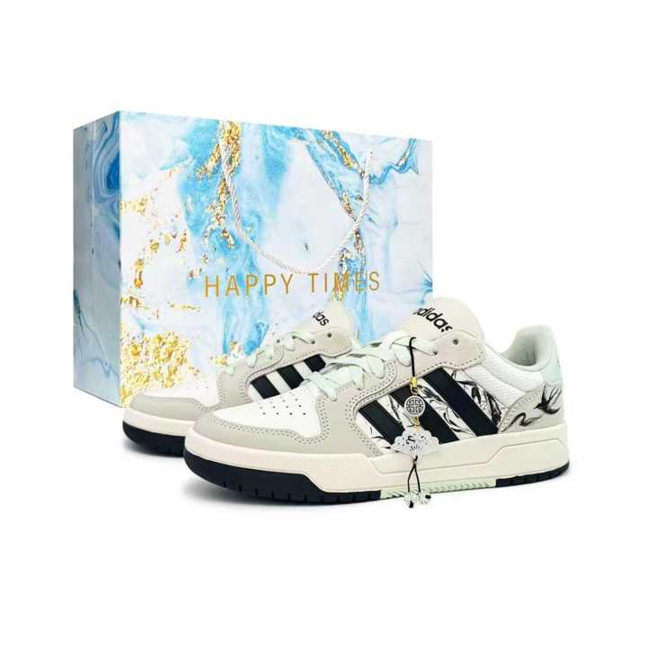 Adidas Adidas ENTRAP Dragon Shadow Through The Forest Coverage Abrasion Resistant Height Increasing Low top Skateboard Shoes