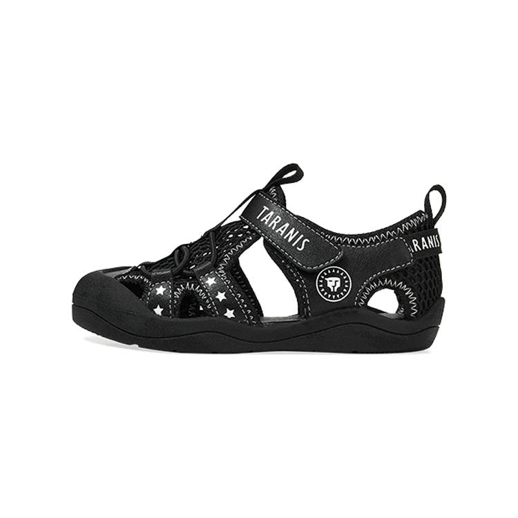 TARANIS Boys' Cut Out Breathable Beach Shoes Slip Resistant Anti Kick Abrasion Resistant Breathable Children's Sandals