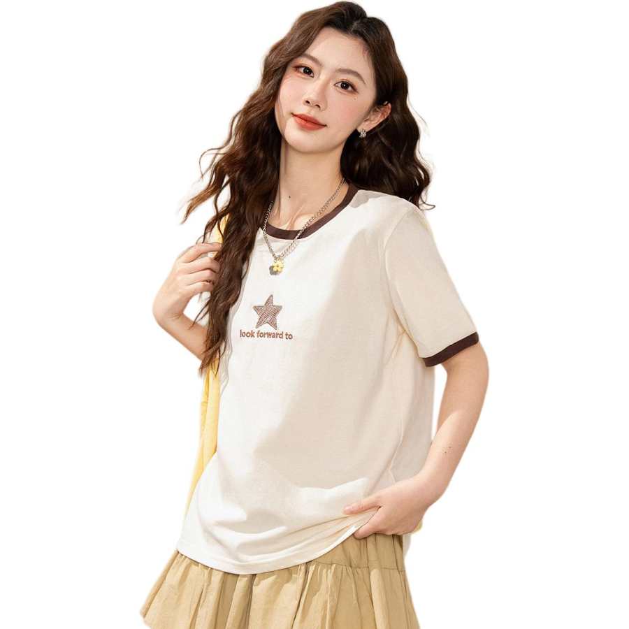 BALENO T Shirts Women's Crew Neck Moderate